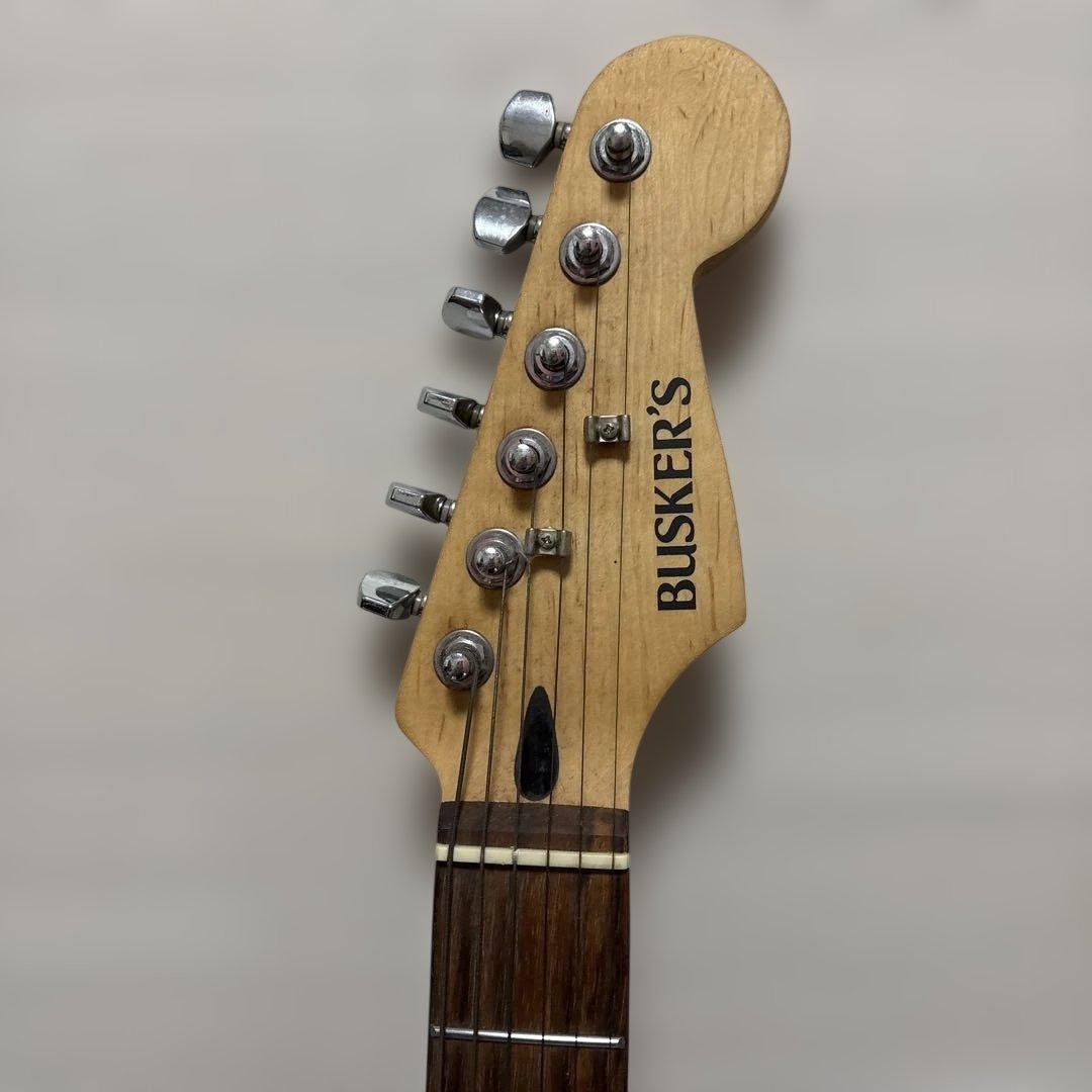 バスカーズ エレキギター レッド