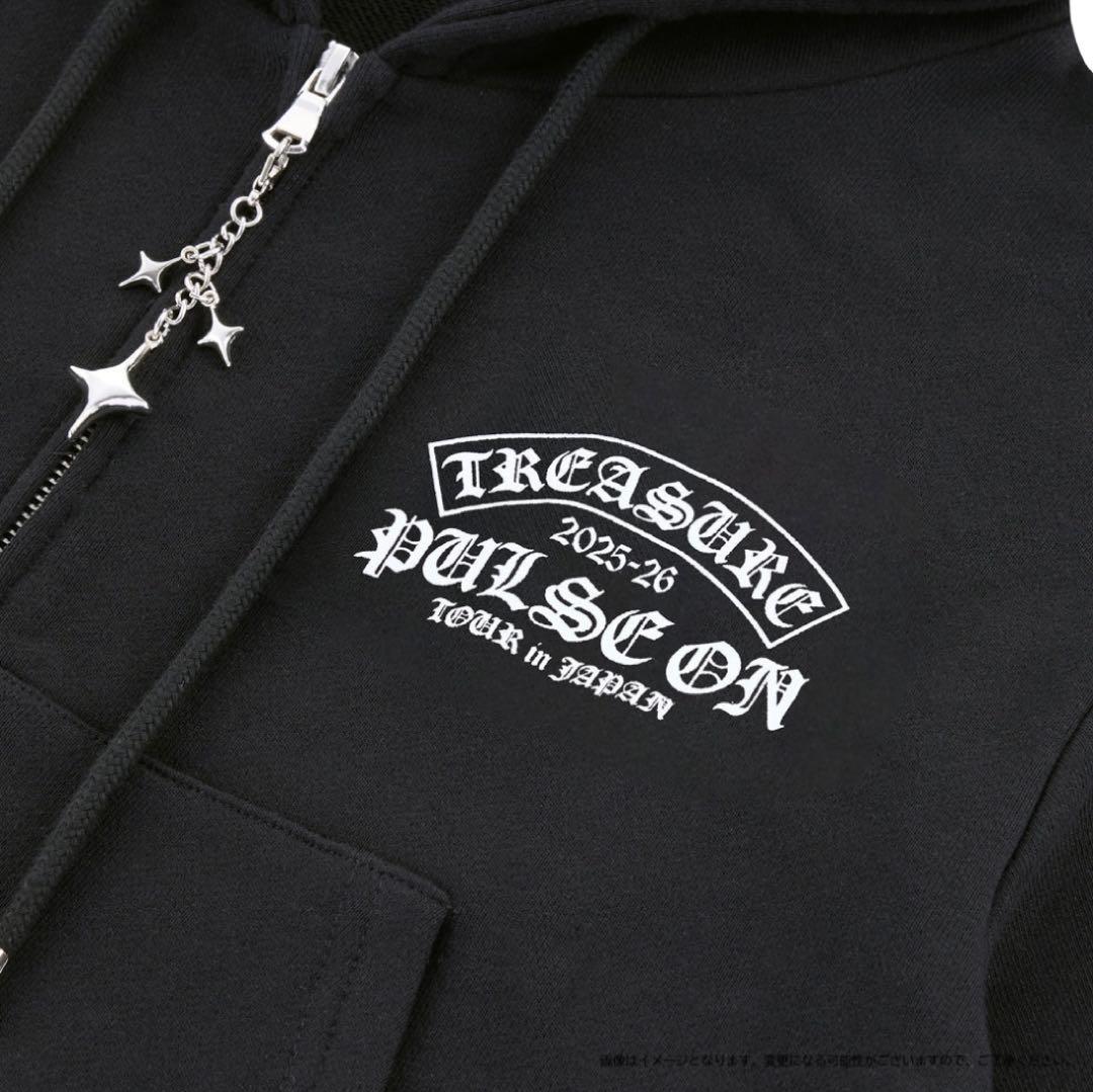 TREASURE pulse on tour ジップアップフーディー M