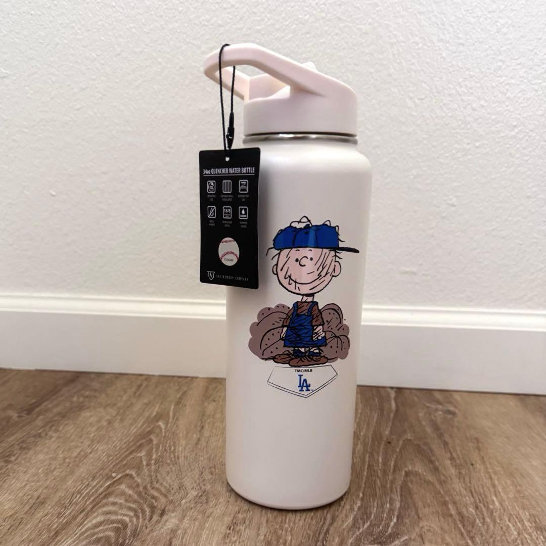 激レア　Peanuts ✖︎ MLB ドジャース　タンブラー　水筒　米国購入　新品