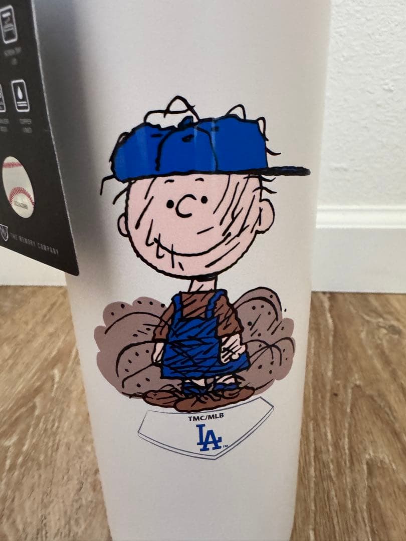 激レア　Peanuts ✖︎ MLB ドジャース　タンブラー　水筒　米国購入　新品