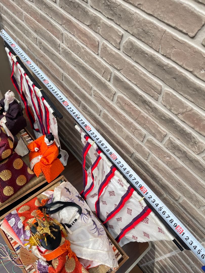 【有職雛】桐箱書き入 親王飾り 有職御几帳付 本格雛人形一式　期間限定