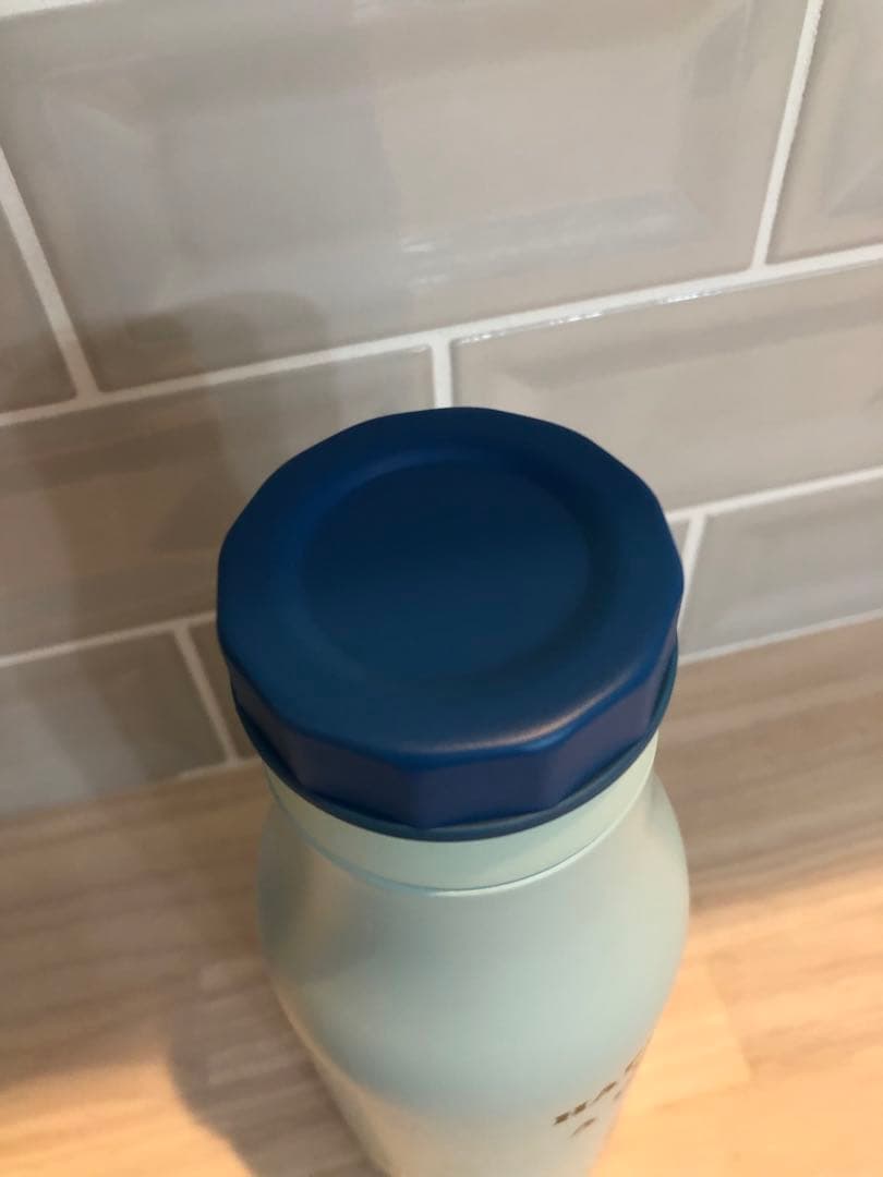 ステンレスロゴボトル PEANUTS ブルー 473ml