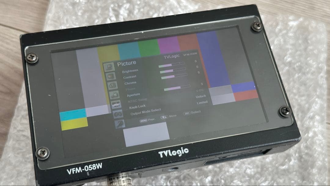 本日限定 TVLogic VFM-058W5.5型フルHD対応モニター