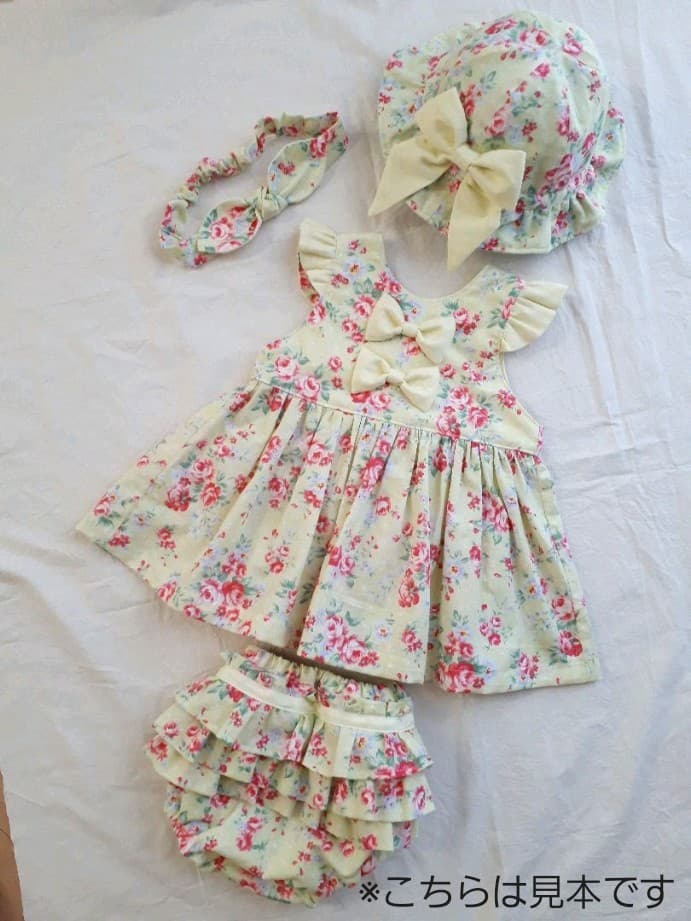【送料無料】エプロンドレススタイ&ベビーパンツ&ベビーハット