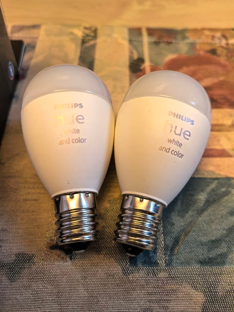 Philips Hue スマート電球 E17 40W フルカラー ×2個