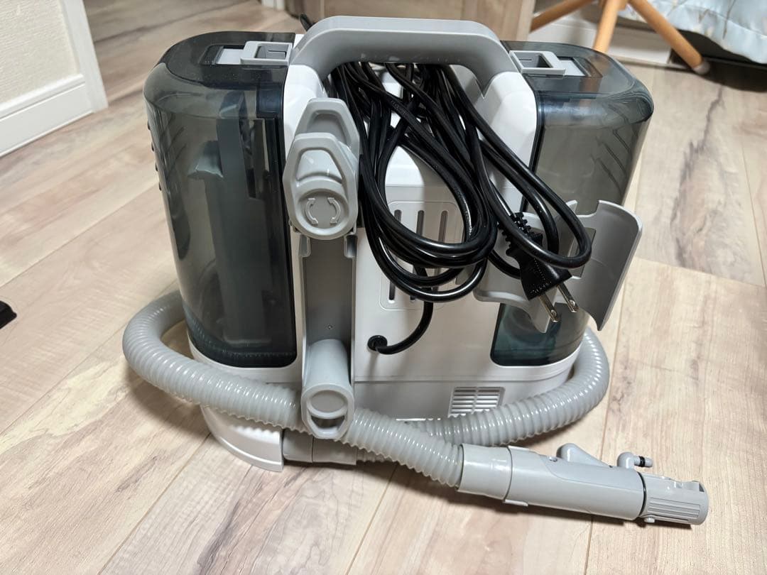 カーペットクリーナー 布洗浄機 解水機能＆強力吸引 スチームクリーナー