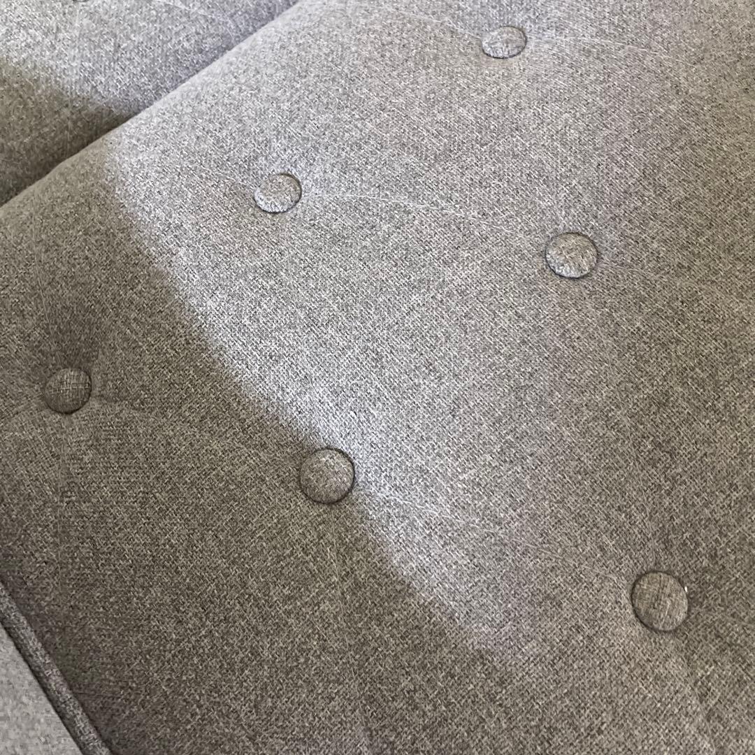 ソファー　ソファベッド リクライニング 2人掛け グレー