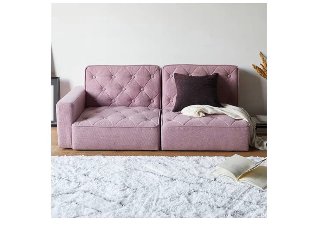 ソファー　ソファベッド リクライニング 2人掛け グレー