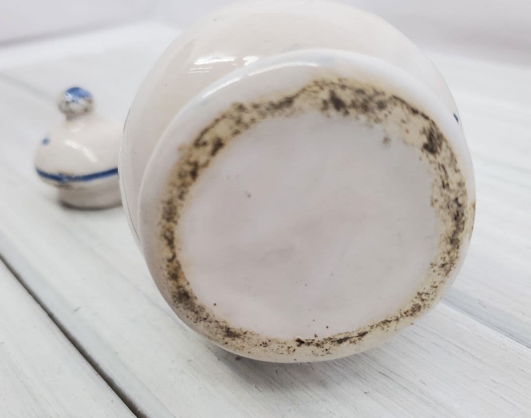 フランス　アンティーク　マスタードポット　スパイスポット