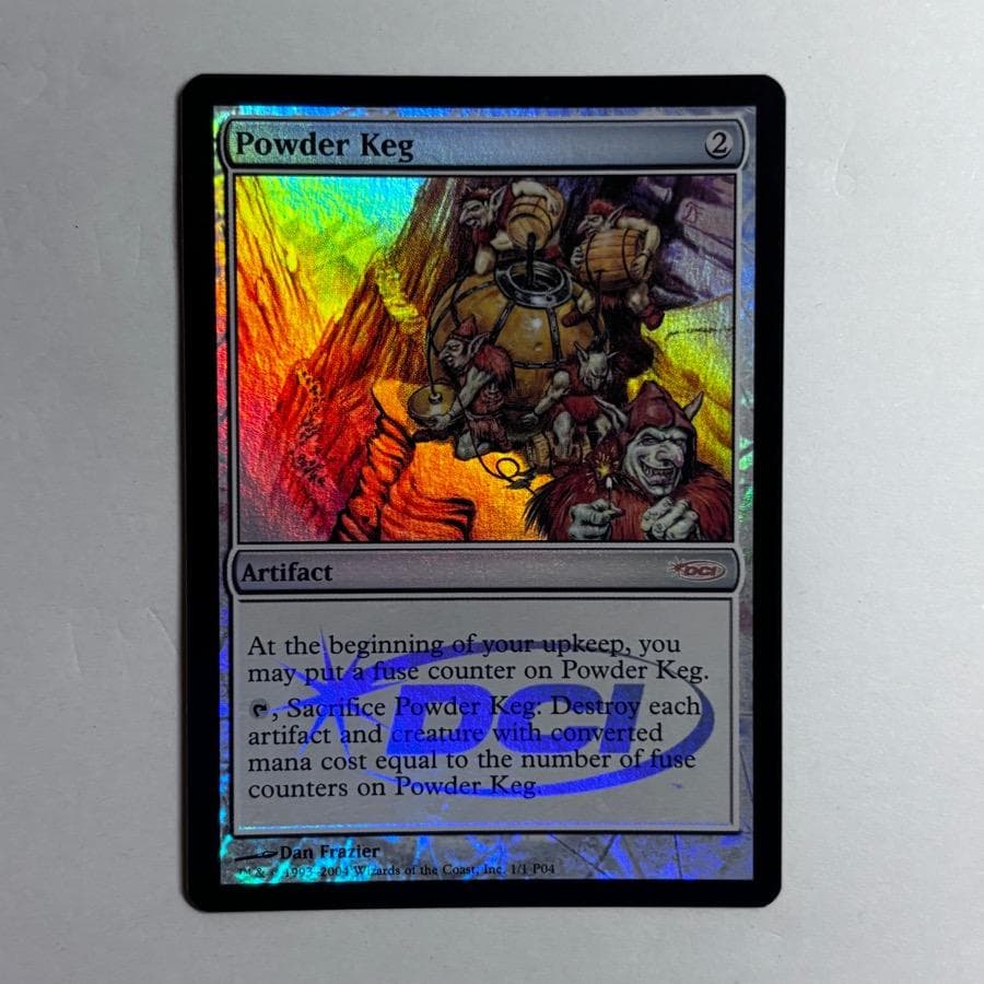 4枚セット 火薬樽 ジャッジ プロモ foil Powder keg