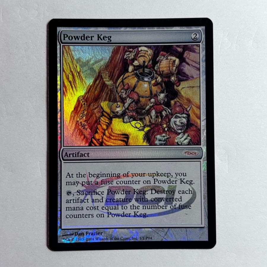 4枚セット 火薬樽 ジャッジ プロモ foil Powder keg