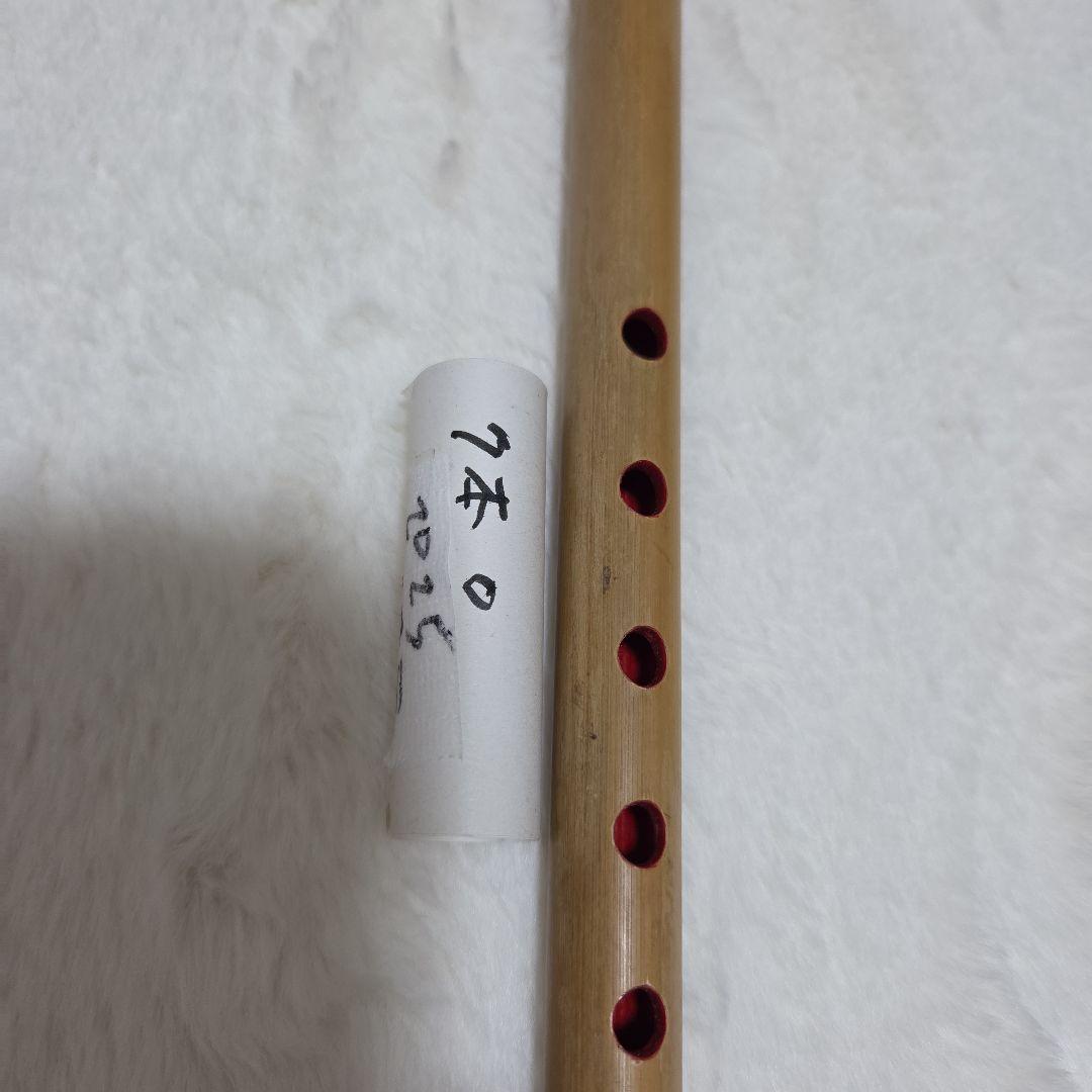石見神楽を奏でる篠笛　父の手作り　石見地方伝統芸　 7穴 竹製 約102.5cm
