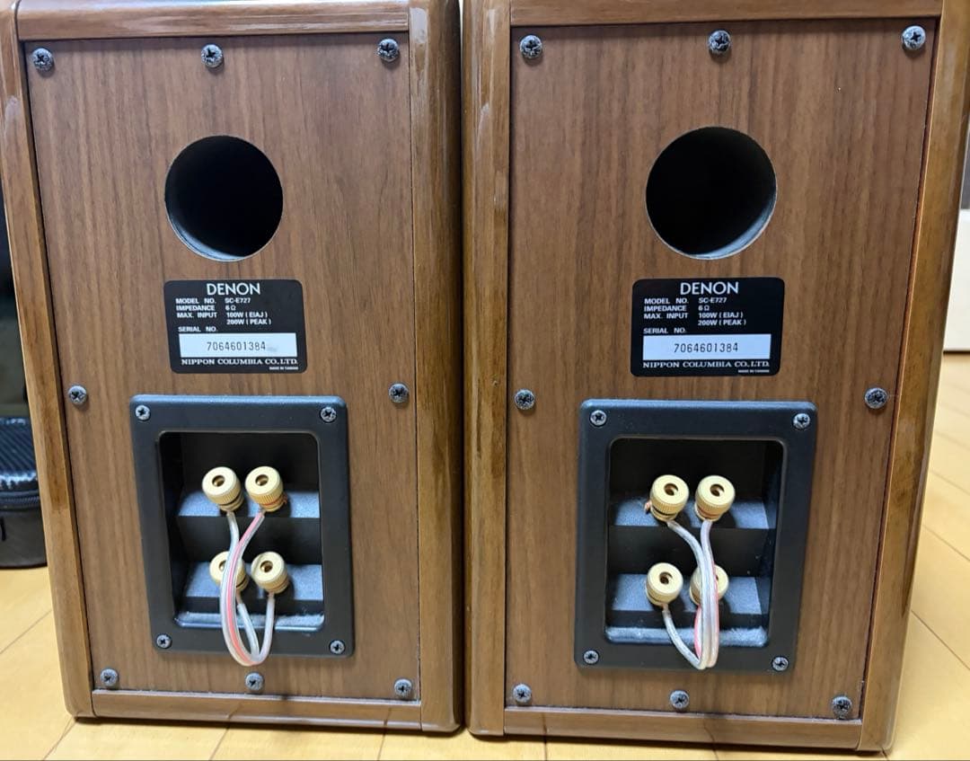 Denon デノン スピーカー SC-E727 シリアル同番 ペア