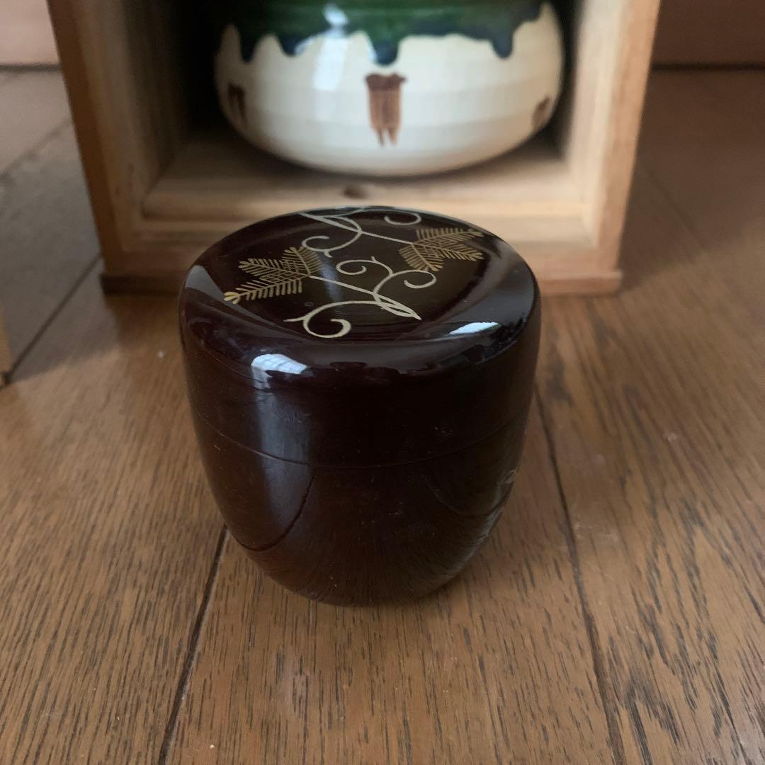 茶道具 短冊箱 茶器セット 木製 漆器 陶器 煎茶道　10点セット　貴重品