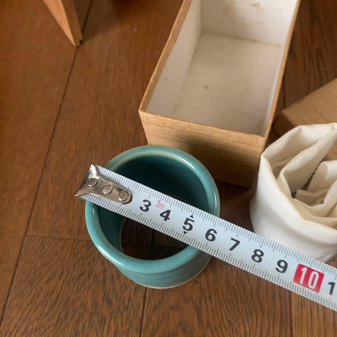 茶道具 短冊箱 茶器セット 木製 漆器 陶器 煎茶道　10点セット　貴重品