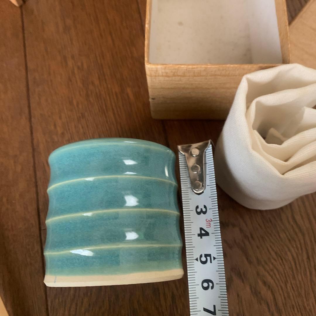 茶道具 短冊箱 茶器セット 木製 漆器 陶器 煎茶道　10点セット　貴重品