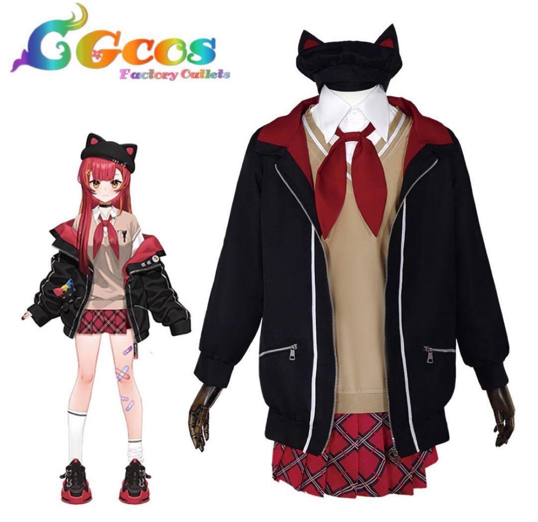 Vtuber ぶいすぽっ！ 猫汰つな 制服 コスプレフルセット