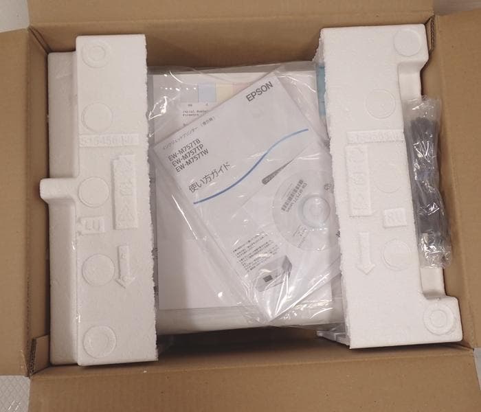 【新品同様/保証書】EPSON EW-M757TW A4インクジェット
