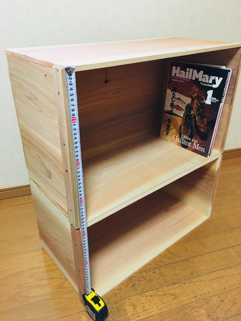 【新品】 青森 りんご箱 木箱 木製 杉 2箱セット LLサイズ