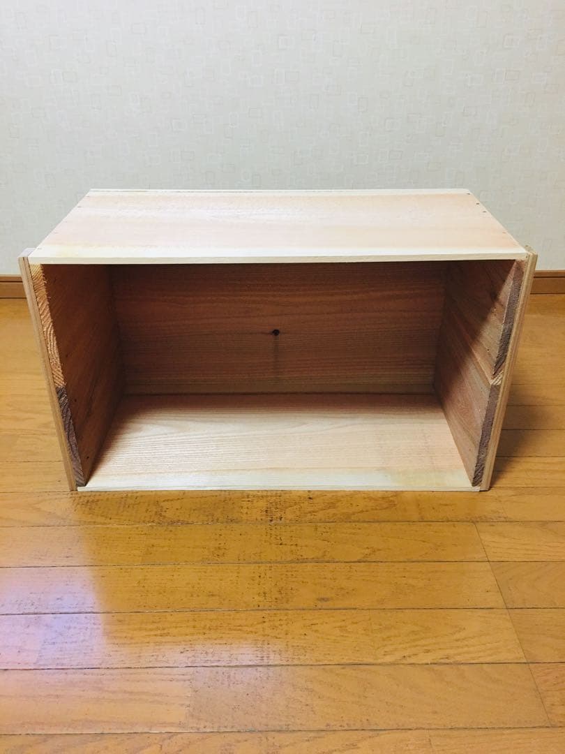 【新品】 青森 りんご箱 木箱 木製 杉 2箱セット LLサイズ