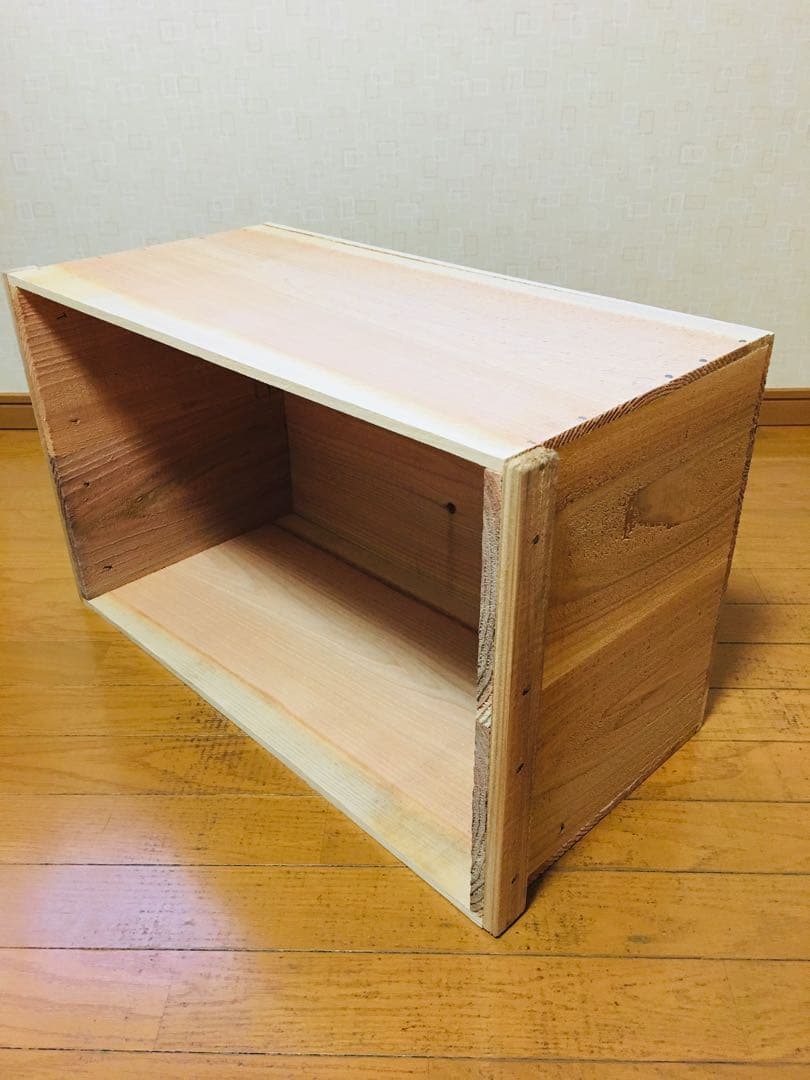 【新品】 青森 りんご箱 木箱 木製 杉 2箱セット LLサイズ