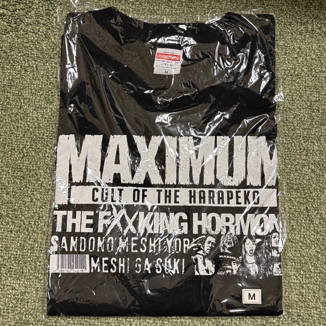 未開封 Mサイズ マキシマムザホルモン M.T.F.H 箸Tシャツ