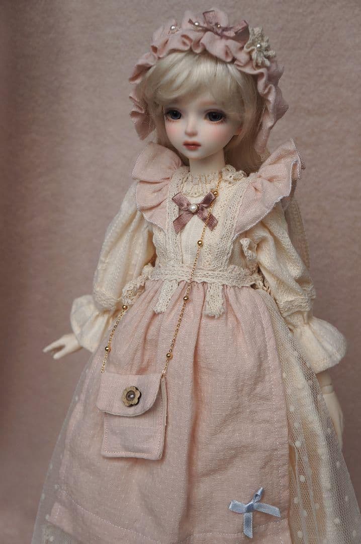 YH64 BJD 1/3ドール 衣装 ワンピース　洋服 5点セット　ハンドメ