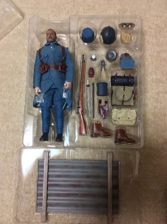 1/6 サイズ ミリタリー フィギュア 銃 兵士 第一次世界大戦 歴史 did