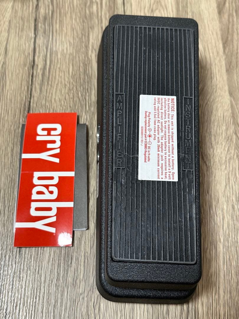 cry baby GCB95M 9V電源アダプター付き　ワウペダル