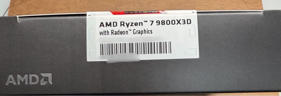 AMD Ryzen 7 9800X3D CPU 未使用