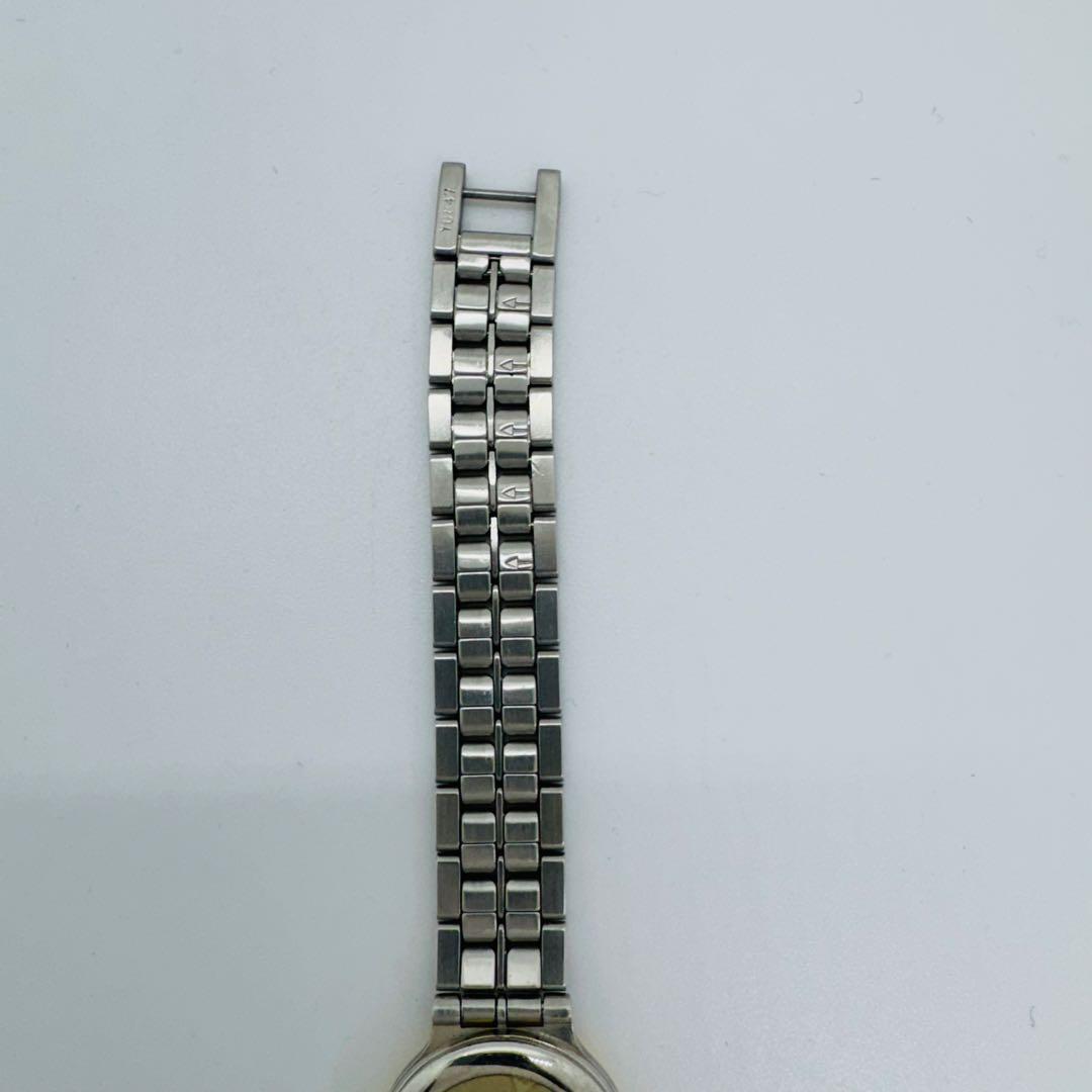 ✨DAKS✨ダックス✨ホワイト文字盤✨クォーツ✨コンビ✨腕時計✨