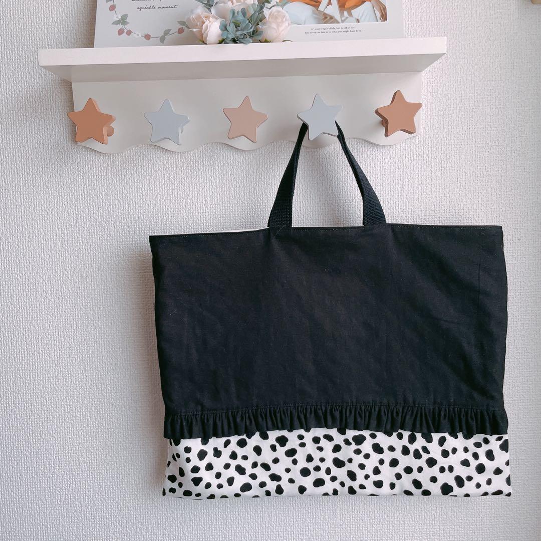 入園入学　ダルメシアン　ブラックフリル　入園セット