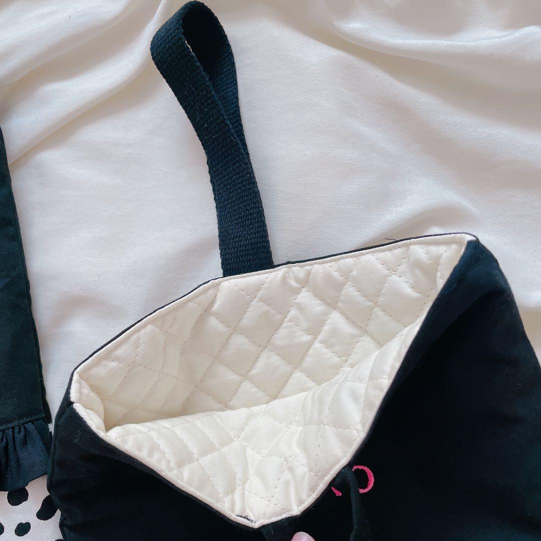 入園入学　ダルメシアン　ブラックフリル　入園セット