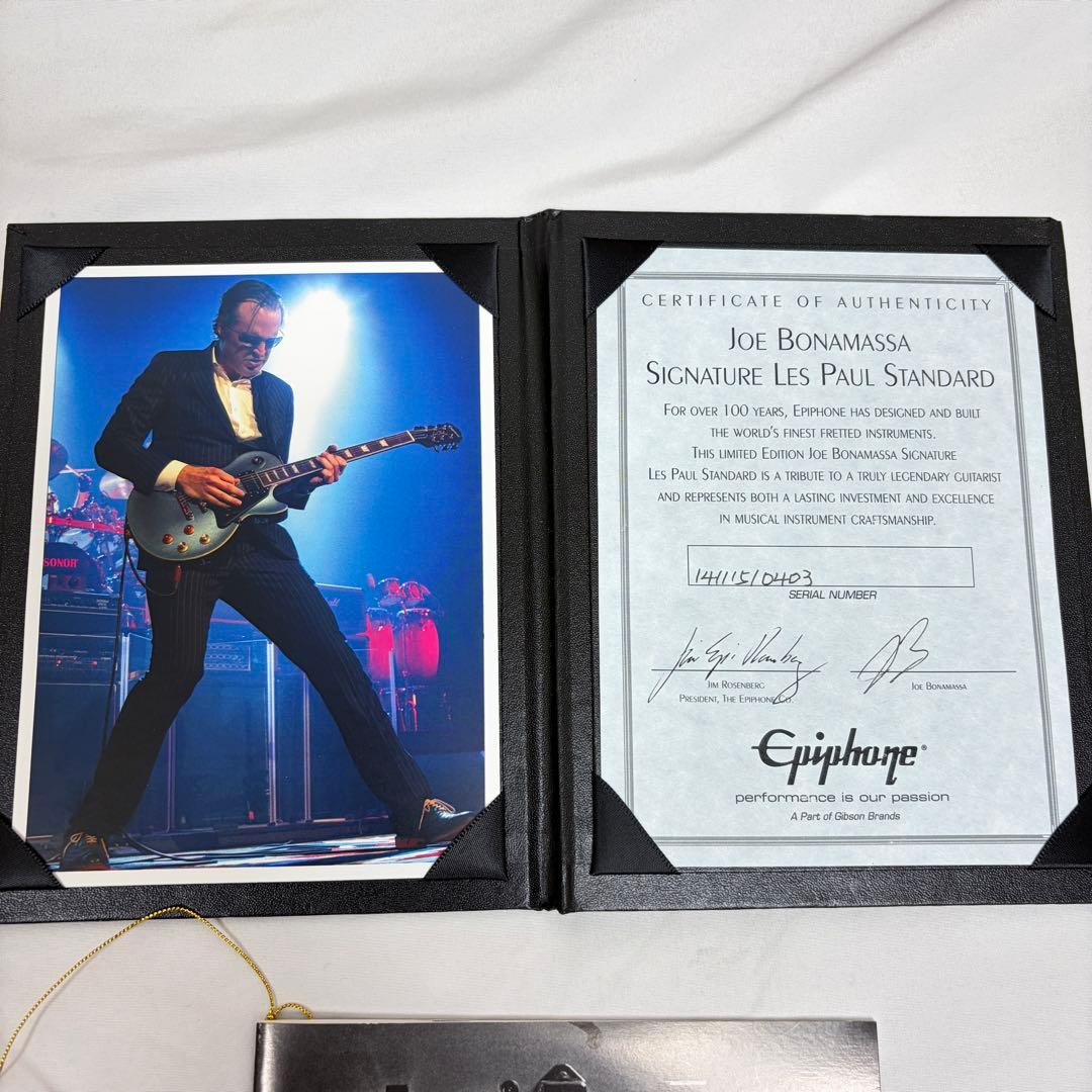 【極美品】 エピフォン レスポール ジョー・ボナマッサ シグネイチャーモデル