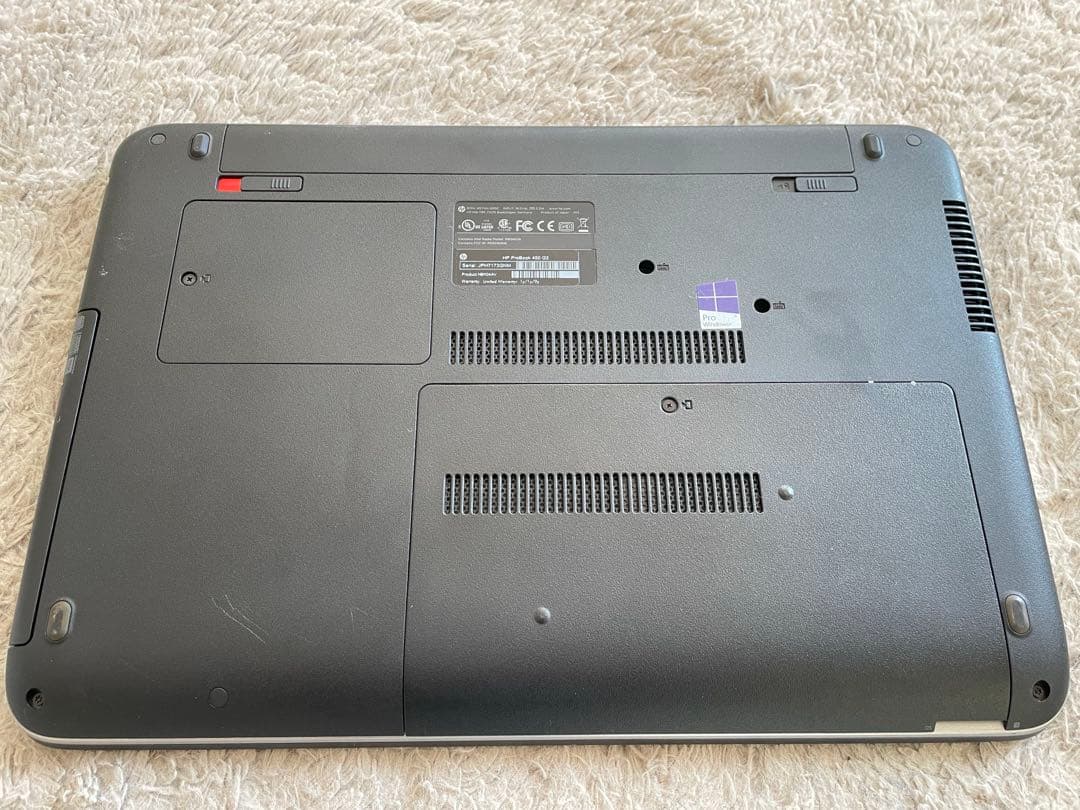 【美品】HP ProBook 450 G3 i5/8GB/SSD256GB