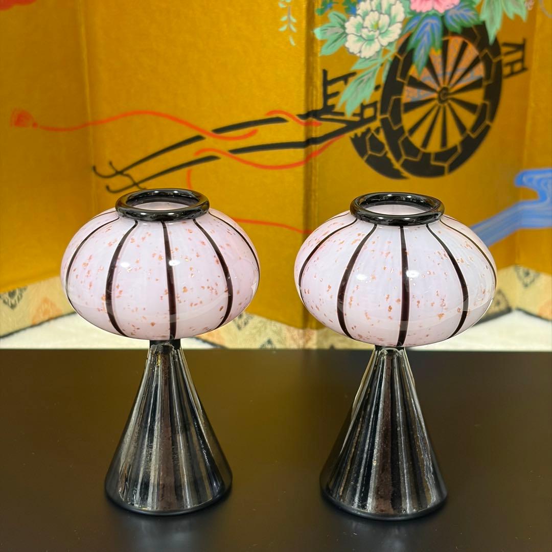 【高級品】ガラス製 雛人形 ひな人形 MIGAKI 三垣祥太郎作 金彩 正規品