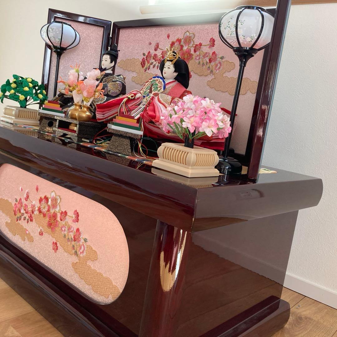 雛人形セット 親王飾り 収納飾り 鈴為 久月