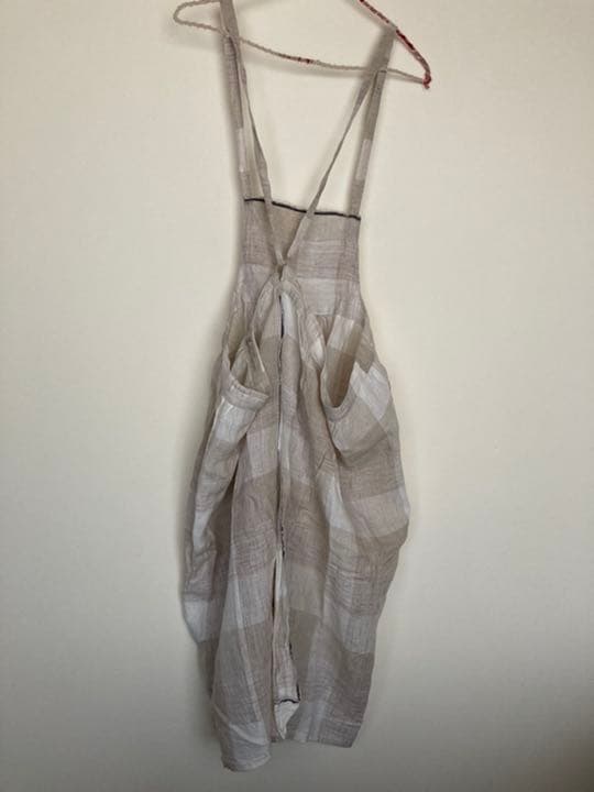 AN Linenさん チェック柄エプロン