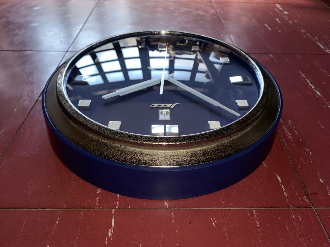 昭和レトロ　動作品　jeco 音さ時計　スペースエイジ　ミッドセンチュリー