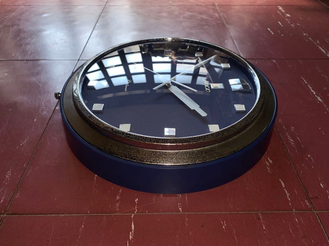 昭和レトロ　動作品　jeco 音さ時計　スペースエイジ　ミッドセンチュリー