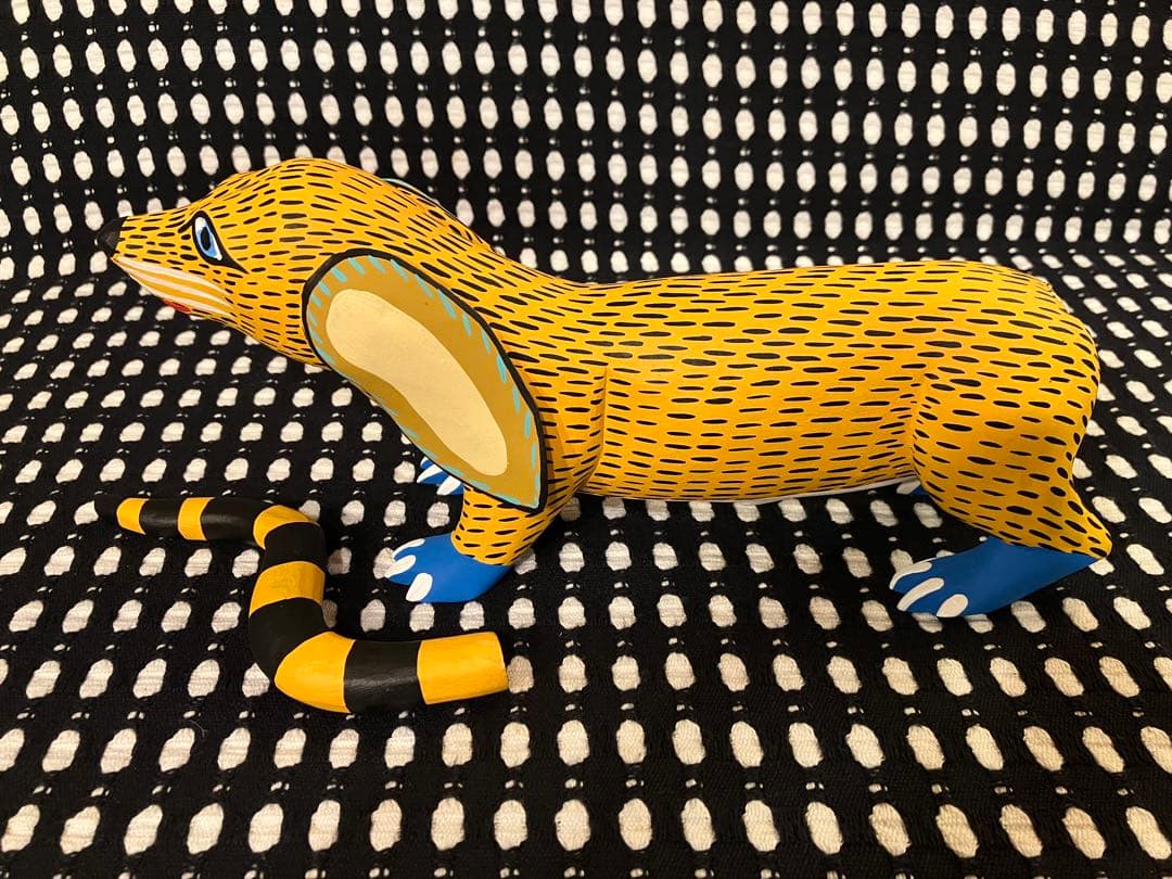 メキシコ オアハカ ウッドカービング ダックスフント 犬 アルマンド・ヒメネス