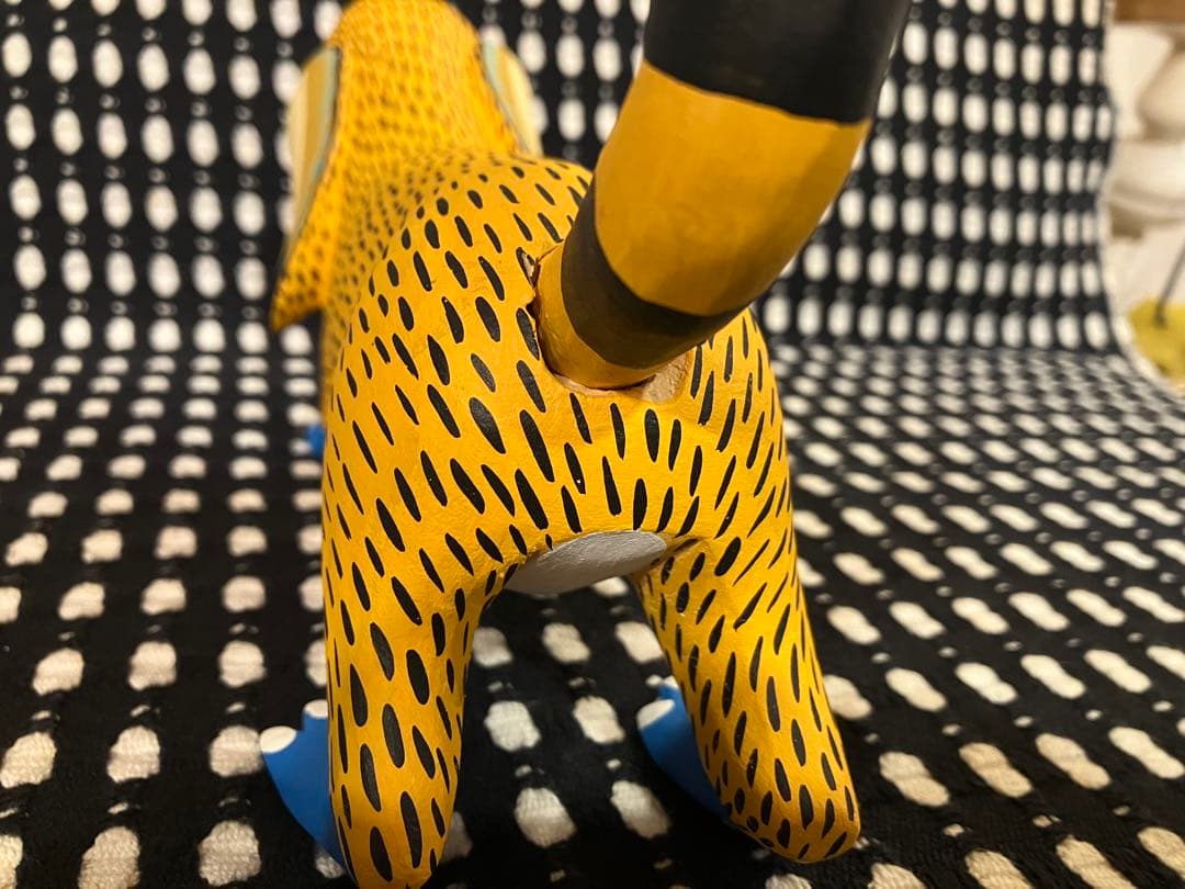 メキシコ オアハカ ウッドカービング ダックスフント 犬 アルマンド・ヒメネス