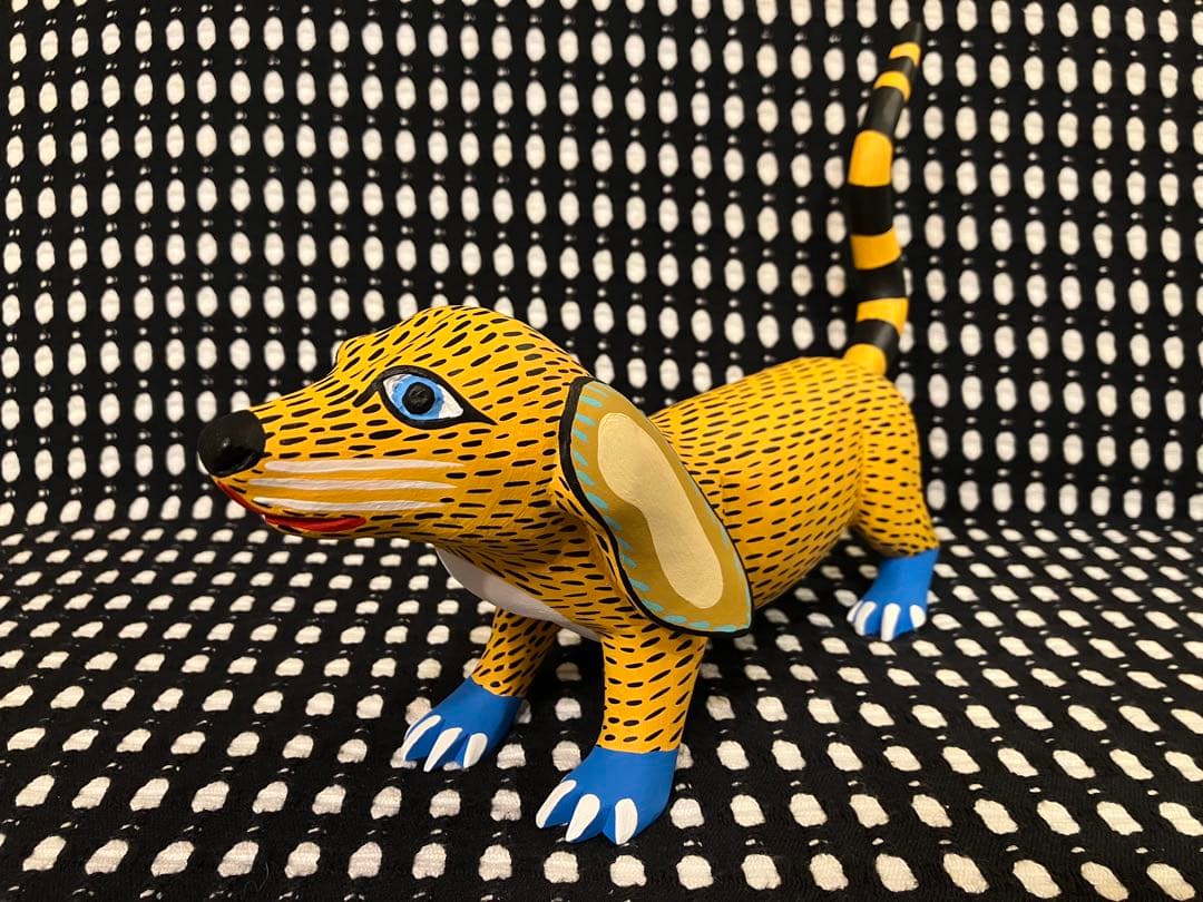 メキシコ オアハカ ウッドカービング ダックスフント 犬 アルマンド・ヒメネス