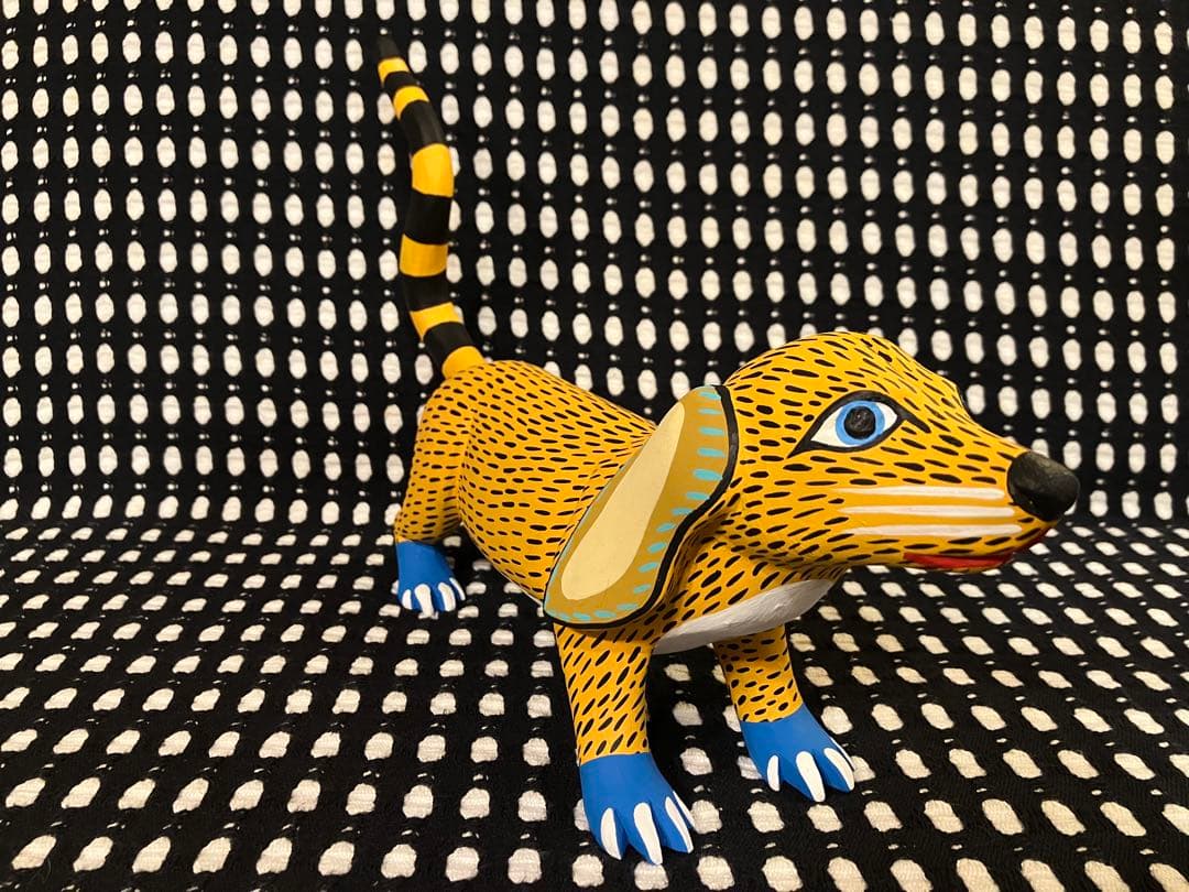 メキシコ オアハカ ウッドカービング ダックスフント 犬 アルマンド・ヒメネス