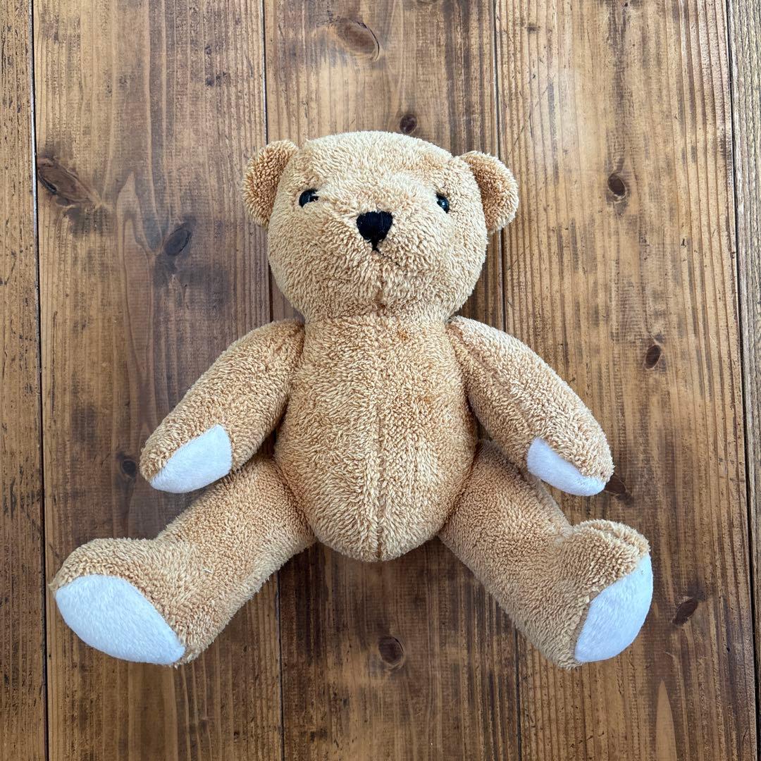 ふわふわ くま ぬいぐるみ　やさしいブラウン