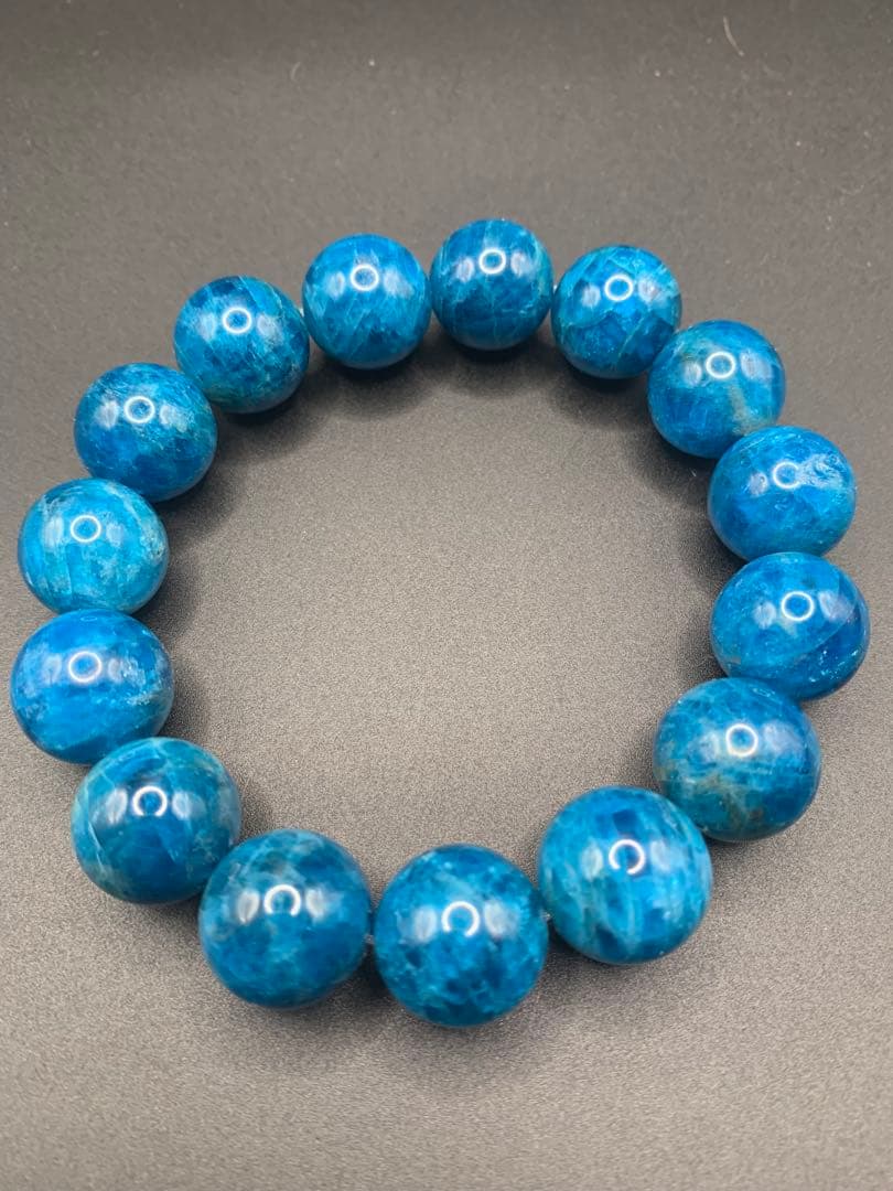 アパタイトブレスレット　15ミリ　内径18