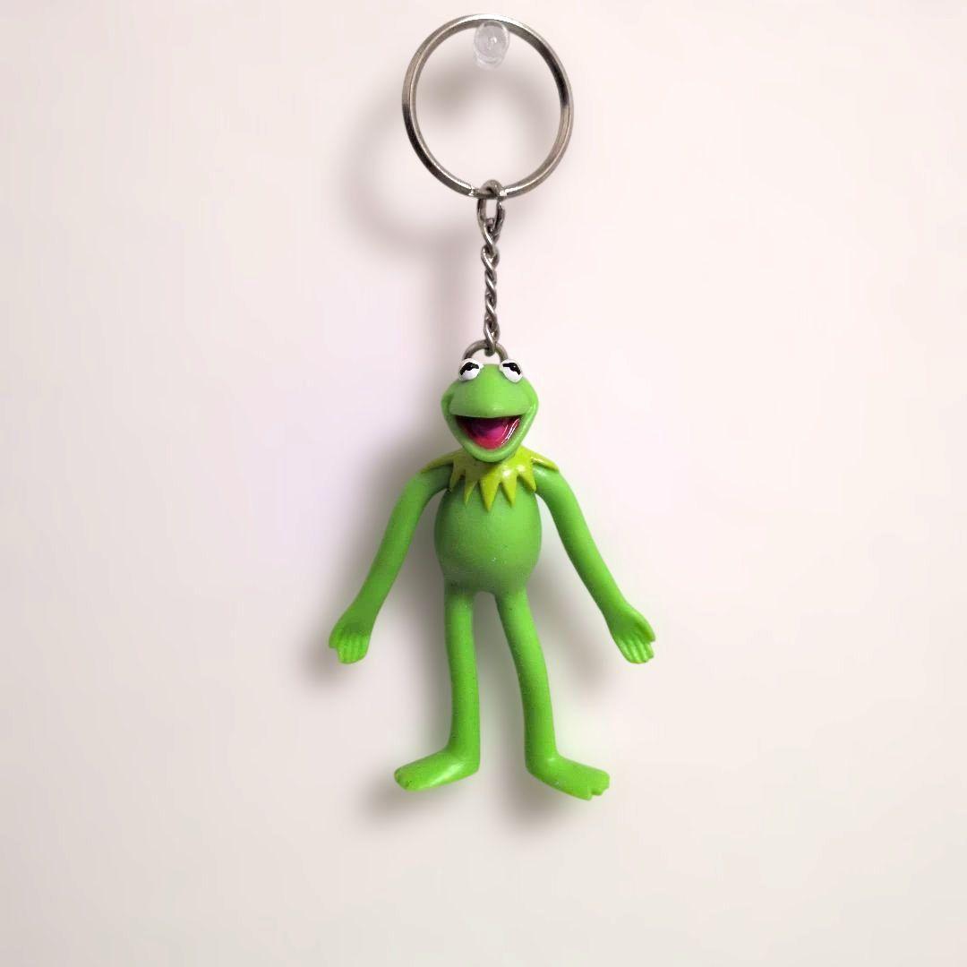 レア1996年製 カーミットKermit マペットショー　フィギュアキーホルダー