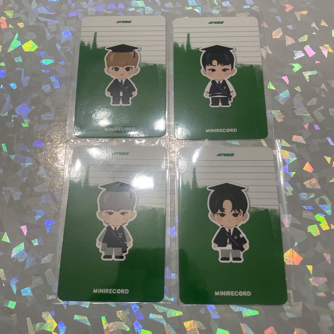 ateez minirecord フィギュア ユノ ミンギ ウヨン サン