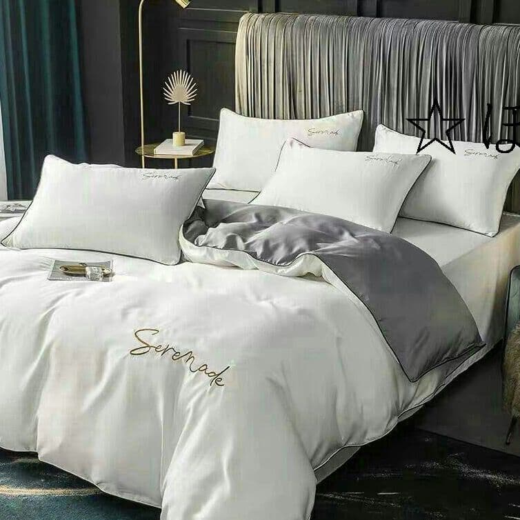 最高肌触り?光沢シングル布団カバー点 寝具セットシーツ枕カバー付 ツルツルd