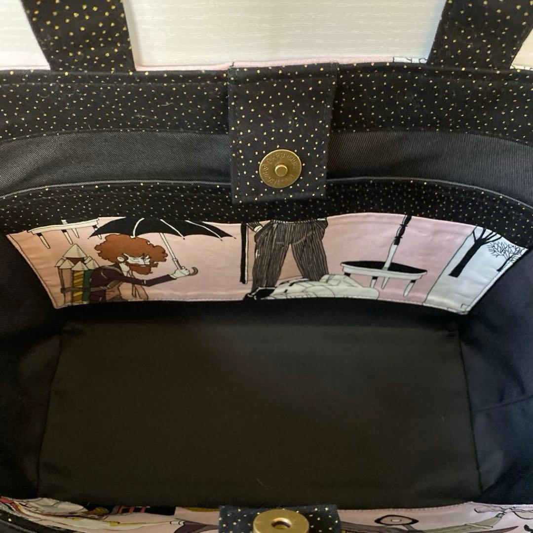 アレキサンダーヘンリー★大きめトートバッグ（サイドポケット付）★ghastlie